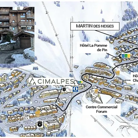 1850 - Skis Aux Pieds Avec Spa, 3 Pour 6 Personnes - Fr-1-564-115 Courchevel